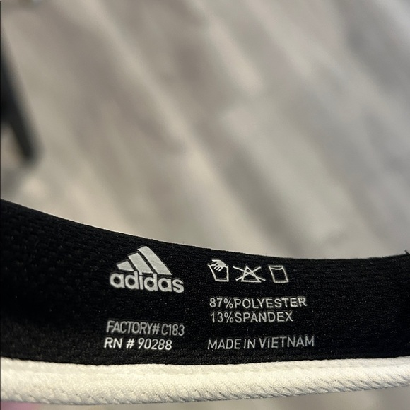 Adidas Black and White Sports Visor - Picture 5 of 8